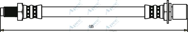 APEC BRAKING Тормозной шланг HOS3478